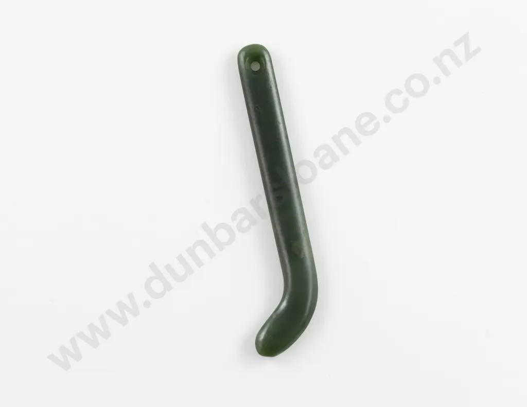 C19th Pounamu Kapeu (Ear Pendant) Image 1++