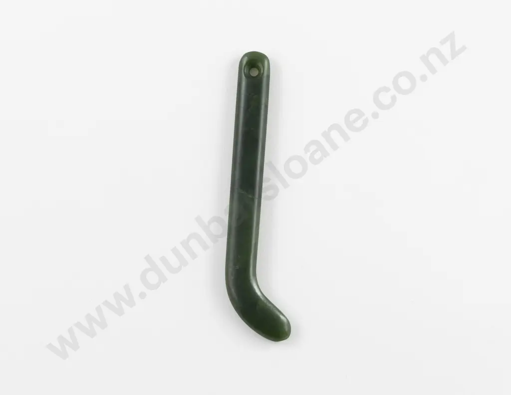 C19th Pounamu Kapeu (Ear Pendant) Image 1++