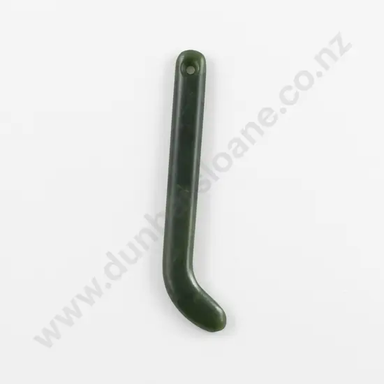 C19th Pounamu Kapeu (Ear Pendant)