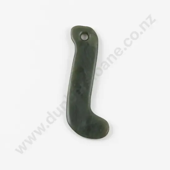 Pounamu Kapeu (Ear Pendant)