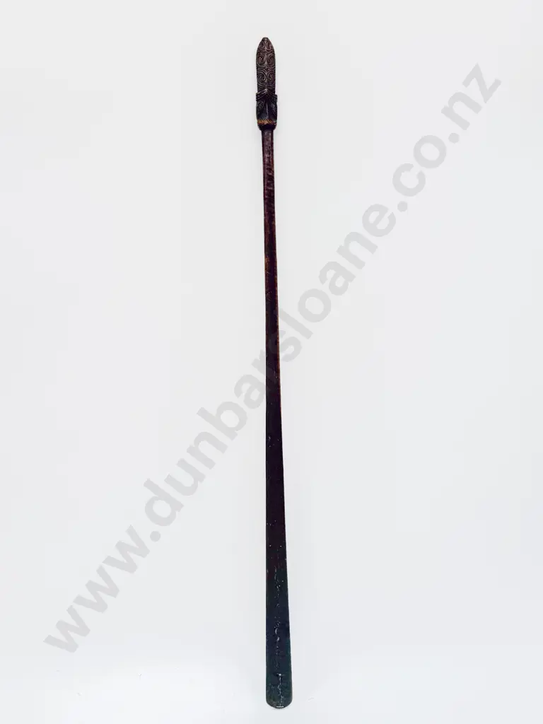 Carved Wooden Taiaha Image 1++