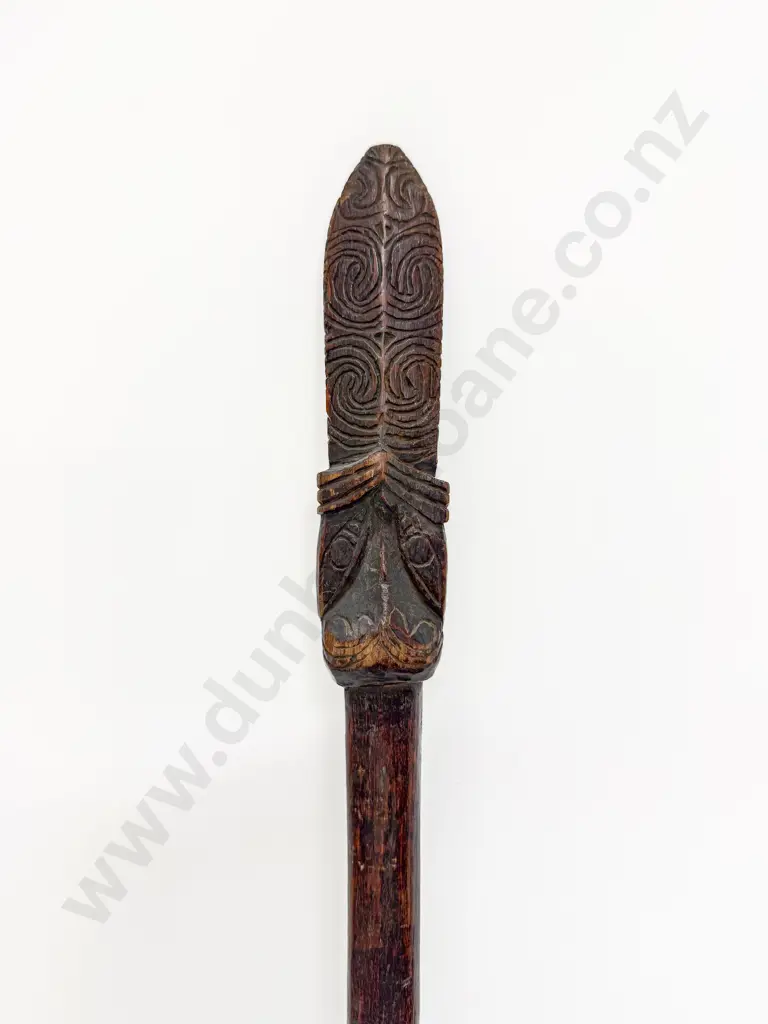 Carved Wooden Taiaha Image 1++