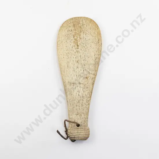 Early C20th/Late C19th Patu Paroa (Whale Bone Mere)
