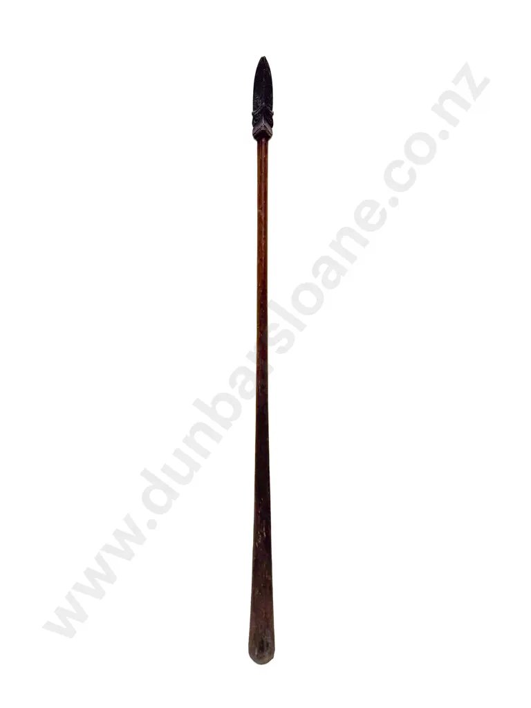 C19th Māori Carved Taiaha Image 1++