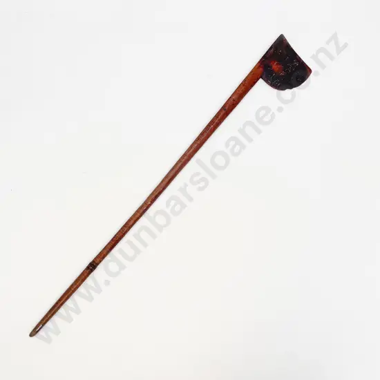 A 19th Century Tewhatewha (Long Handled Club)