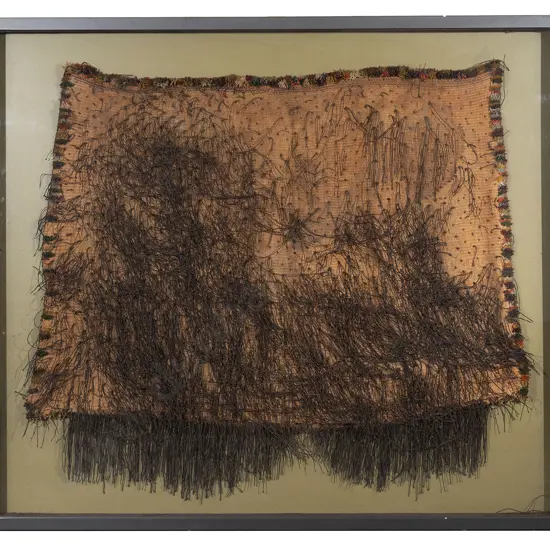 C19th Cased Korowai Cloak (Tag Cloak)