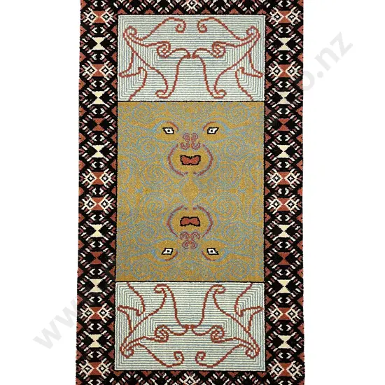 Rare Tattersfield Maori Legends Rug
