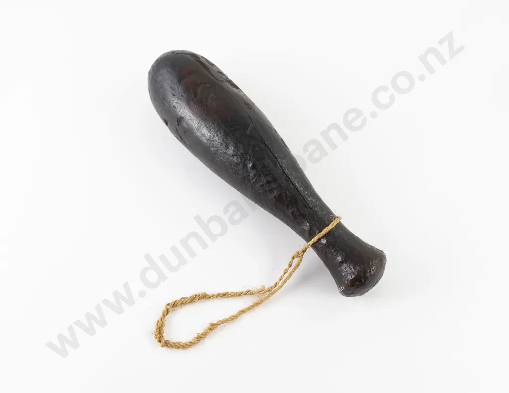C19th Patu Aruhe (Fern Root Pounder) Image 1++