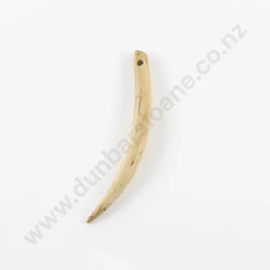 C19th Carved Bone Aurei (cloak pin)