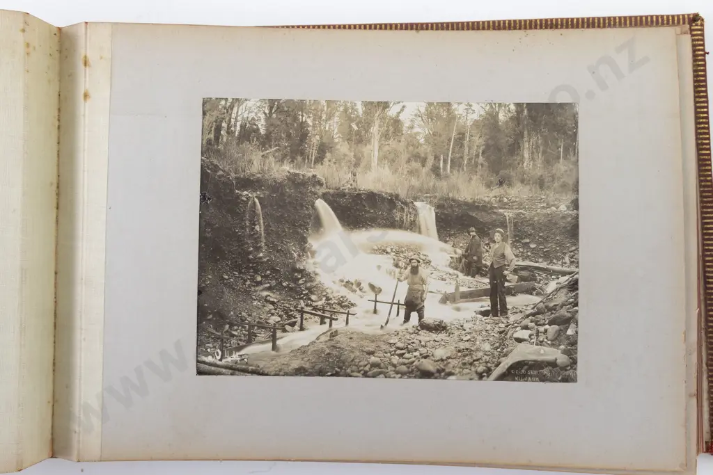 Photo Album Of New Zealand Landscape Scenes By Professional Photographer Daniel Louis Mundy (1826 - 1881) Image 1++