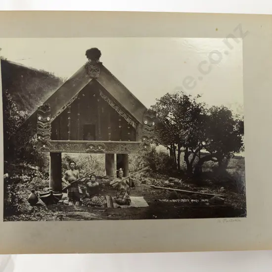 Photo Album Of New Zealand Landscape Scenes By Professional Photographer Daniel Louis Mundy (1826 - 1881)