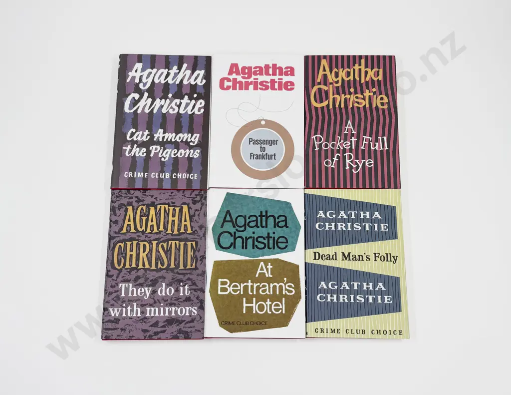 Six Agatha Christie Facsimile Editions Image 1++