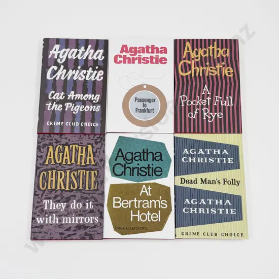Six Agatha Christie Facsimile Editions
