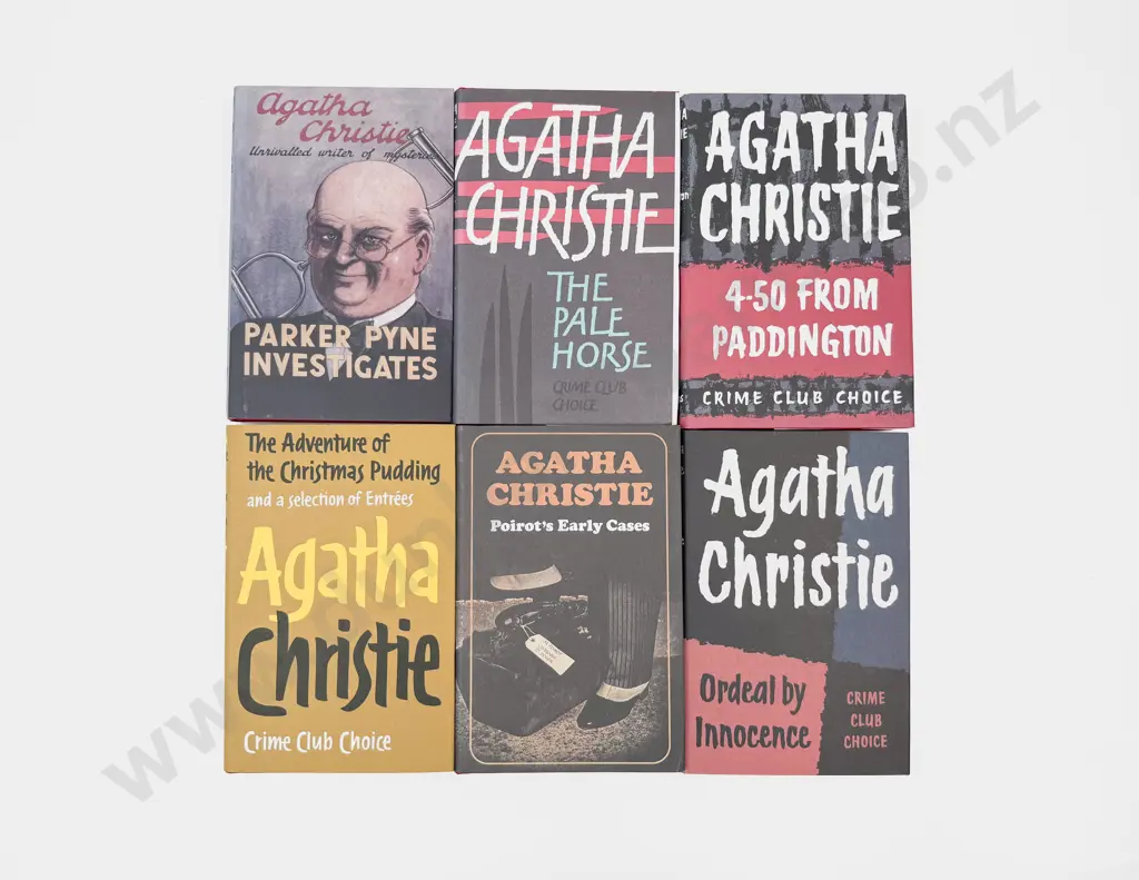 Six Agatha Christie Facsimile Editions Image 1++