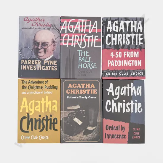 Six Agatha Christie Facsimile Editions