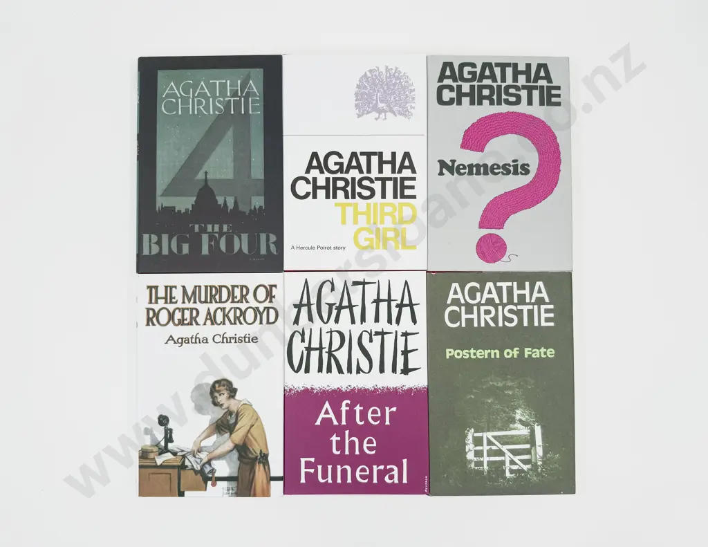 Six Agatha Christie Facsimile Editions Image 1++