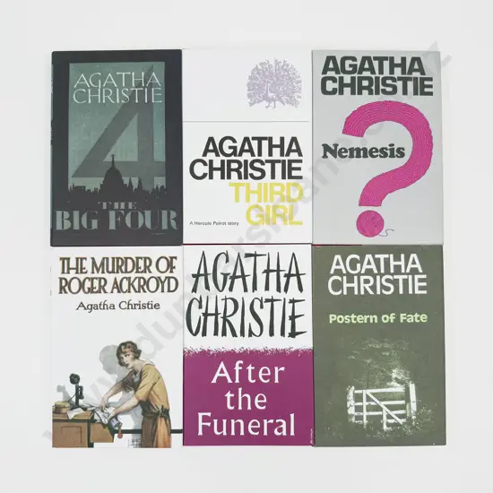Six Agatha Christie Facsimile Editions