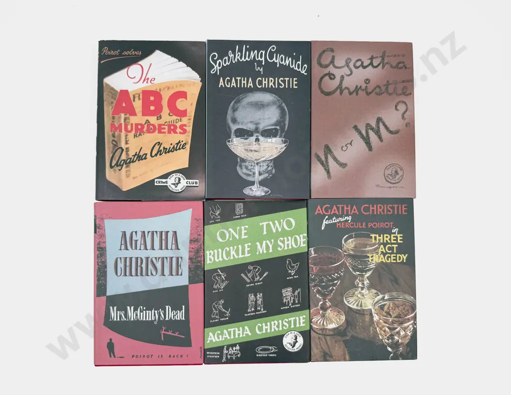 Six Agatha Christie Facsimile Editions Image 1++