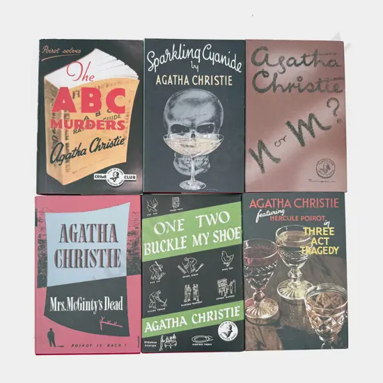Six Agatha Christie Facsimile Editions