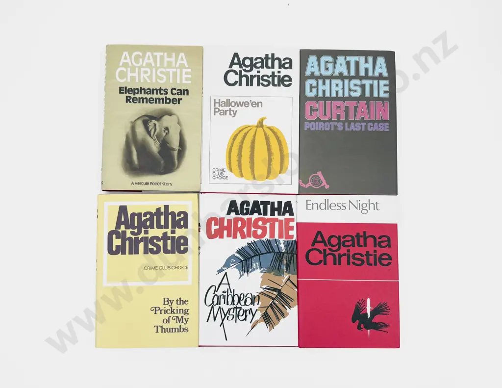 Six Agatha Christie Facsimile Editions Image 1++