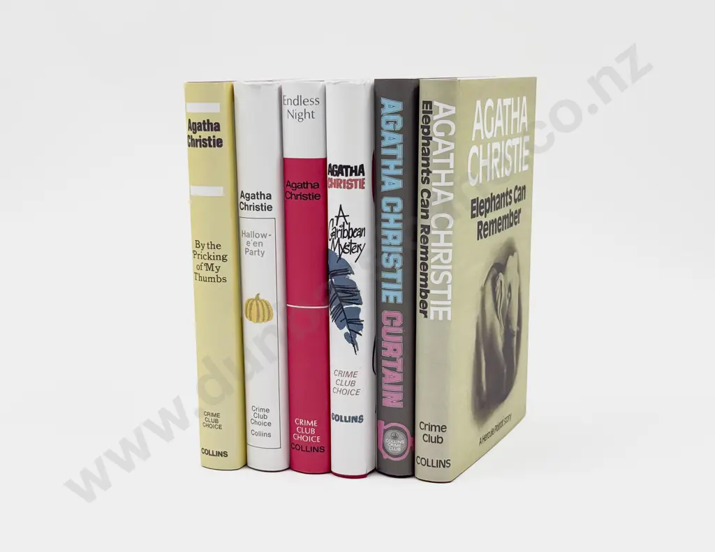 Six Agatha Christie Facsimile Editions Image 1++