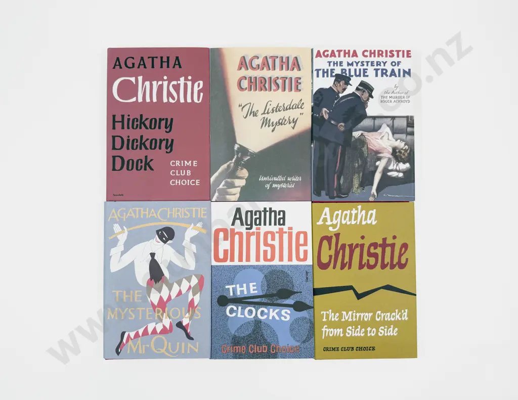 Six Agatha Christie Facsimile Editions Image 1++