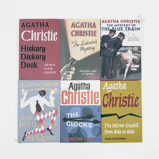 Six Agatha Christie Facsimile Editions