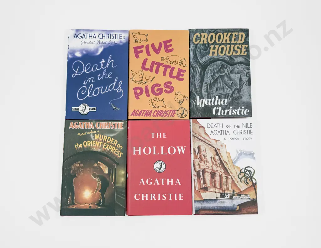 Six Agatha Christie Facsimile Editions Image 1++