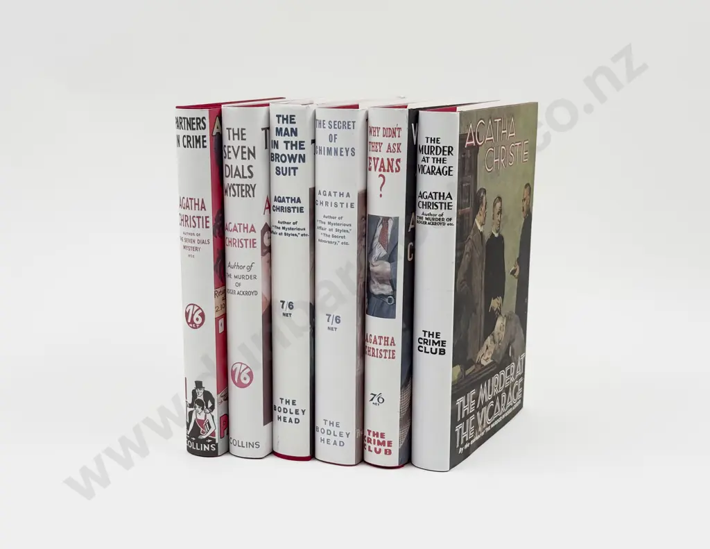 Six Agatha Christie Facsimile Editions Image 1++