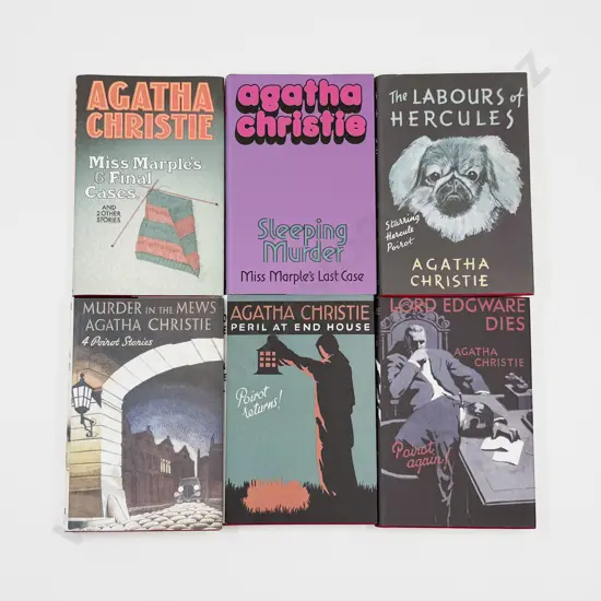 Six Agatha Christie Facsimile Editions