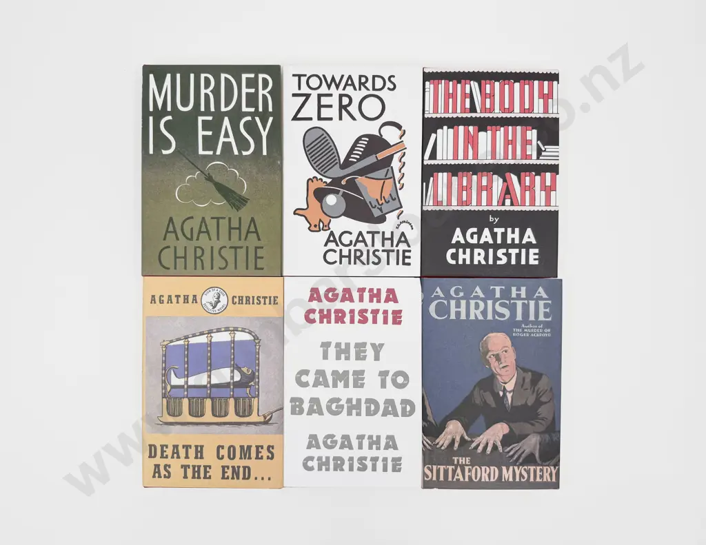 Six Agatha Christie Facsimile Editions Image 1++