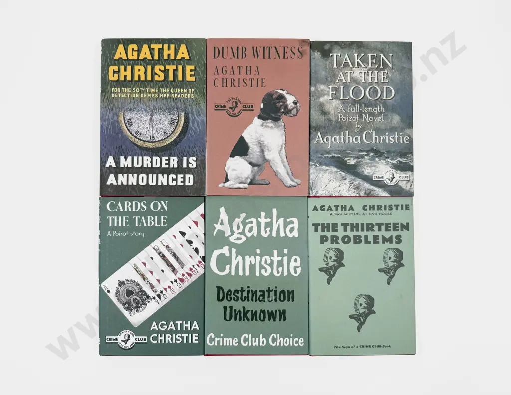 Six Agatha Christie Facsimile Editions Image 1++