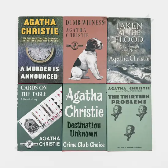 Six Agatha Christie Facsimile Editions