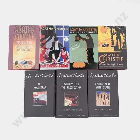 Seven Agatha Christie Facsimile Editions