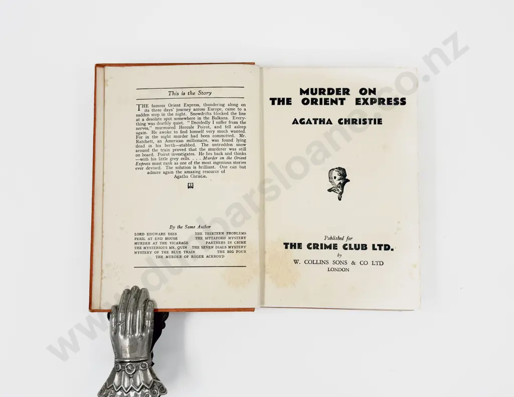 Christie Agatha Murder On The Orient Express First Edition Image 1++