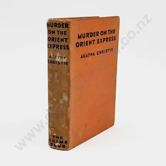 Christie Agatha Murder On The Orient Express First Edition