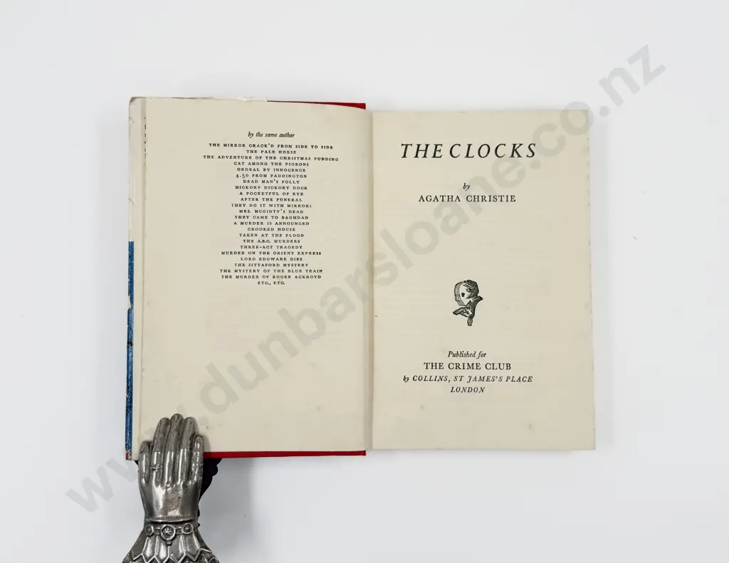Christie Agatha The Clocks First Edition Image 1++