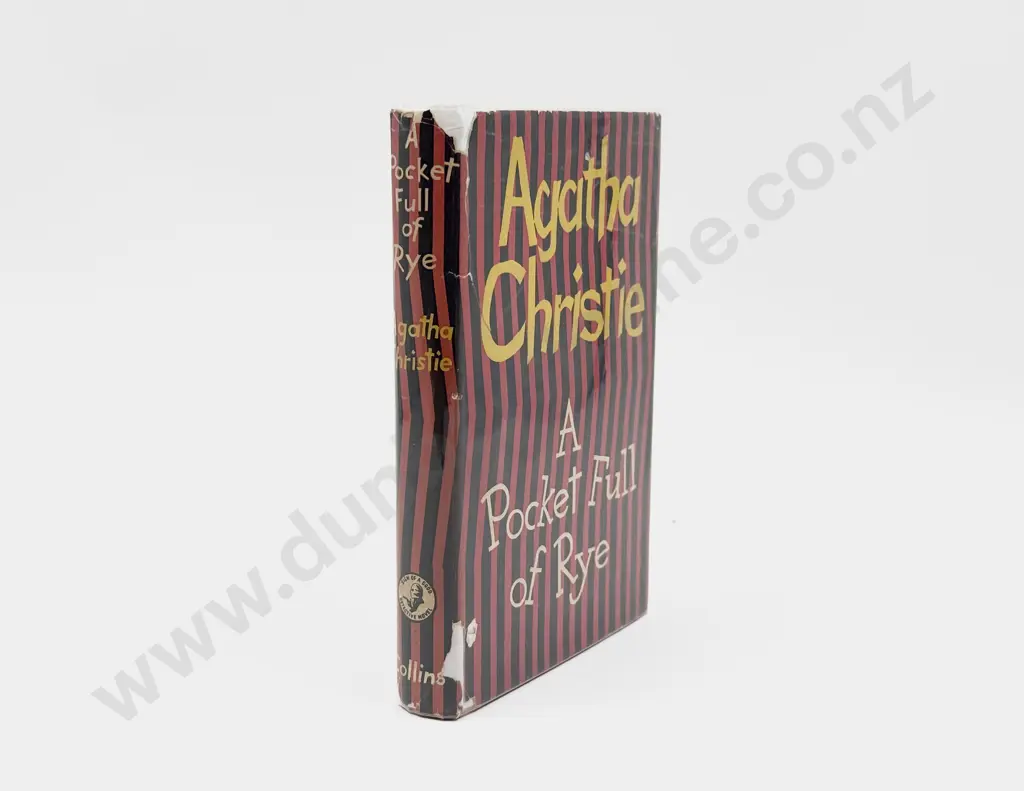Christie Agatha A Pocket Full Of Rye First Edition Image 1++