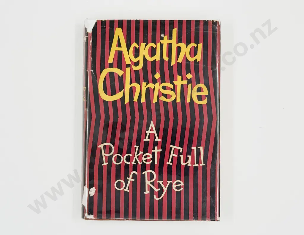 Christie Agatha A Pocket Full Of Rye First Edition Image 1++