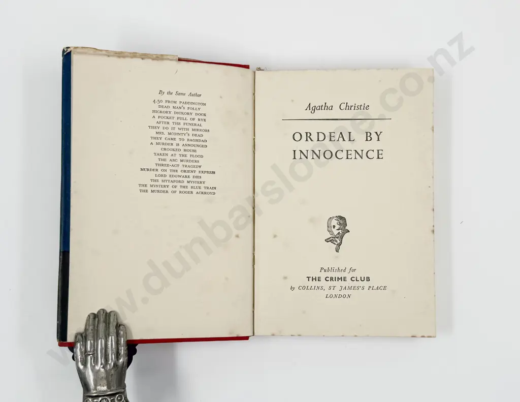 Christie Agatha Ordeal By Innocence First Edition Image 1++