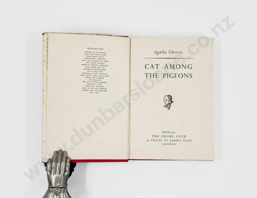 Christie Agatha Cat Among the Pigeons First Edition Image 1++