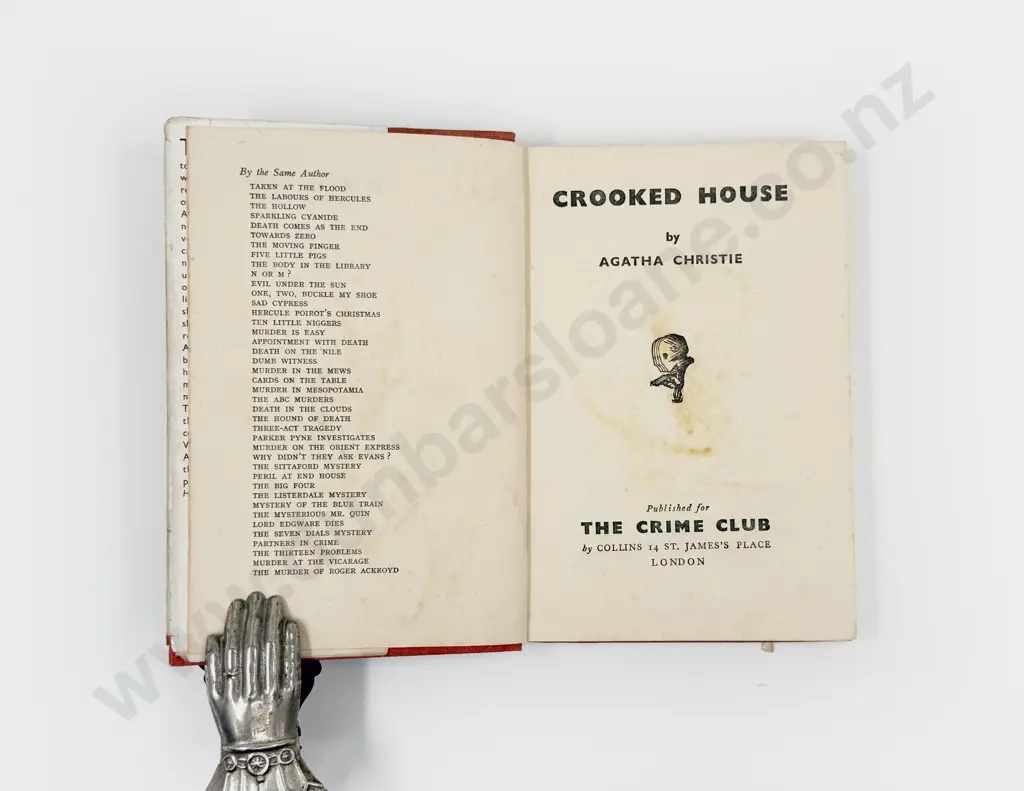 Christie Agatha The Crooked House First Edition Image 1++