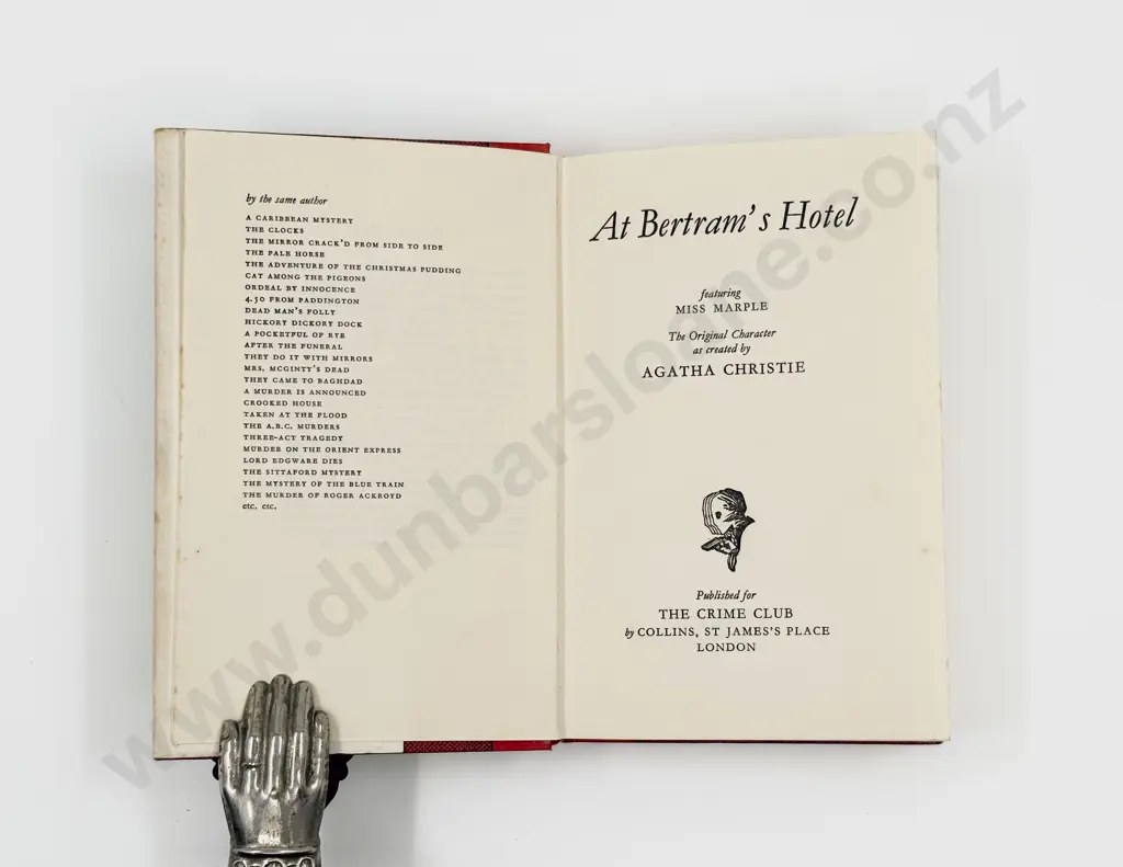 Christie Agatha At Bertram's Hotel First Edition Image 1++