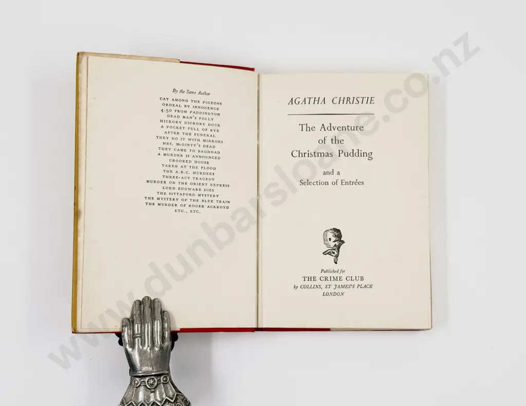 Christie Agatha The Adventure of the Christmas Pudding First Edition Image 1++