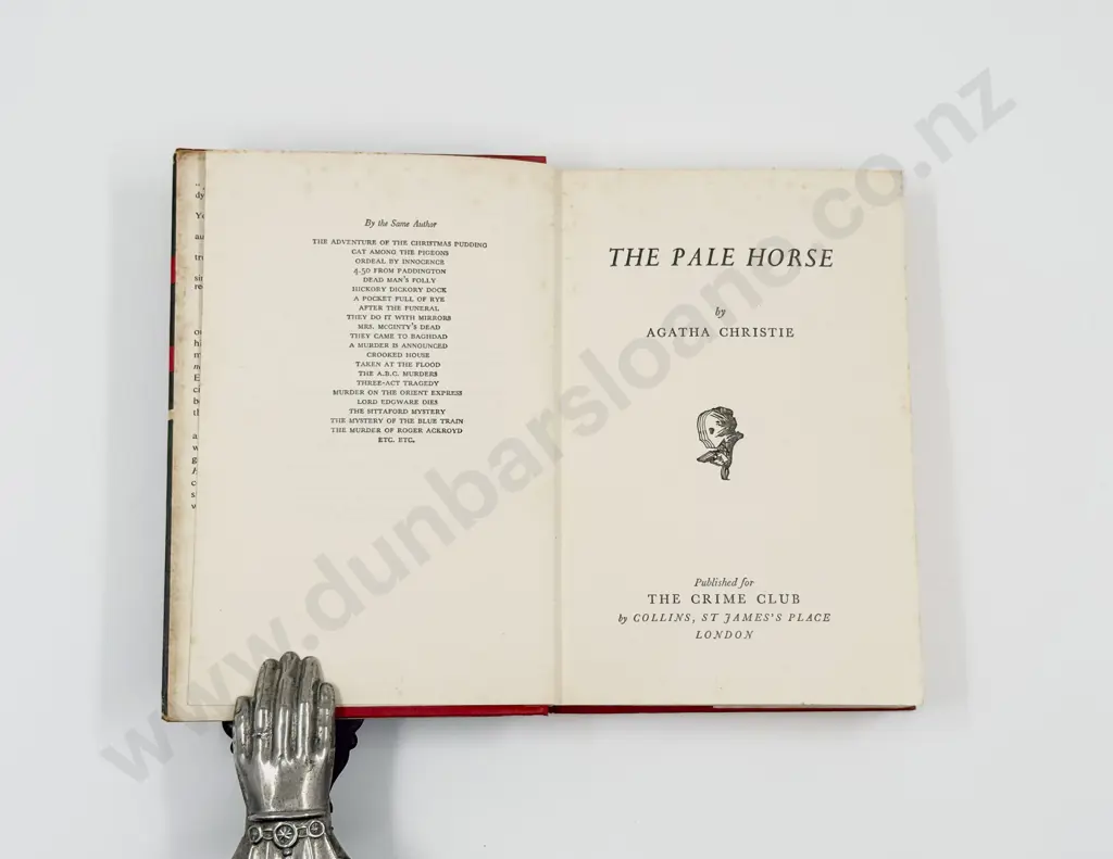 Christie Agatha The Pale Horse First Edition Image 1++