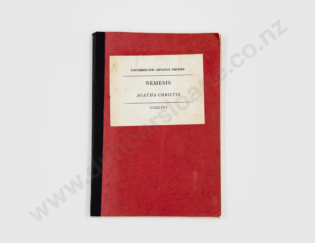 Christie Agatha Nemesis Uncorrected Advance Proof Image 1++