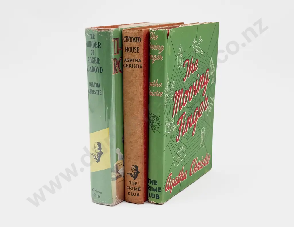 Three Vintage Volumes by Agatha Christie Image 1++