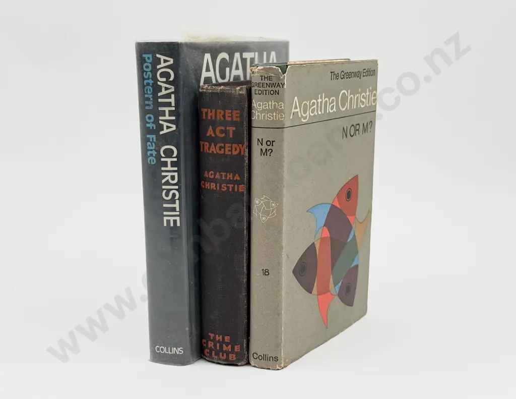 Three Vintage Volumes by Agatha Christie Image 1++