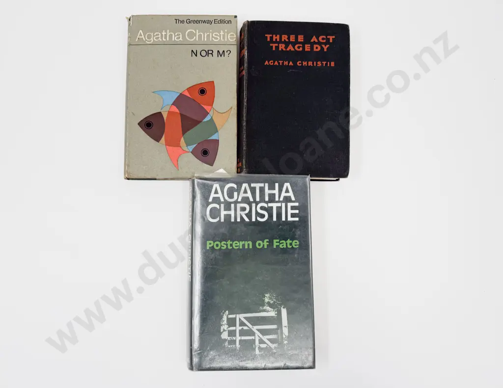 Three Vintage Volumes by Agatha Christie Image 1++