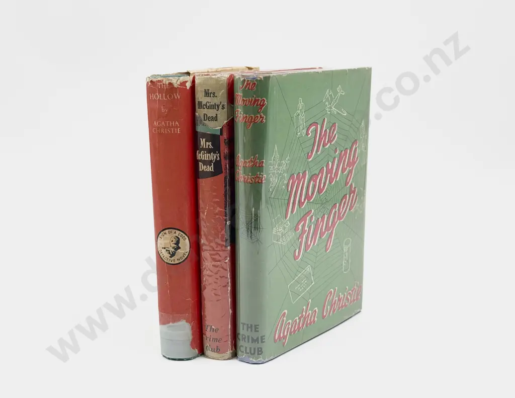 Three Vintage Volumes by Agatha Christie Image 1++